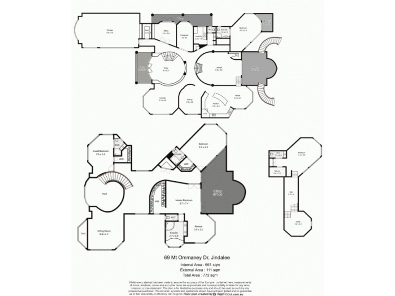 69 Mt Ommaney Drive, Jindalee QLD 4074 Floorplan