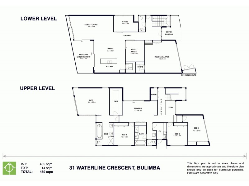 31 Waterline Cres, Bulimba QLD 4171 Floorplan