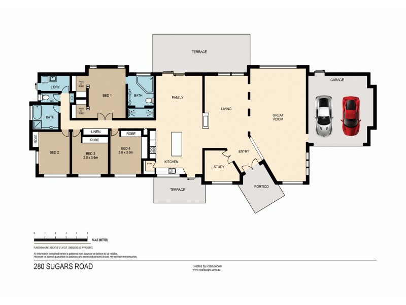 280 Sugars Road, Anstead QLD 4070 Floorplan