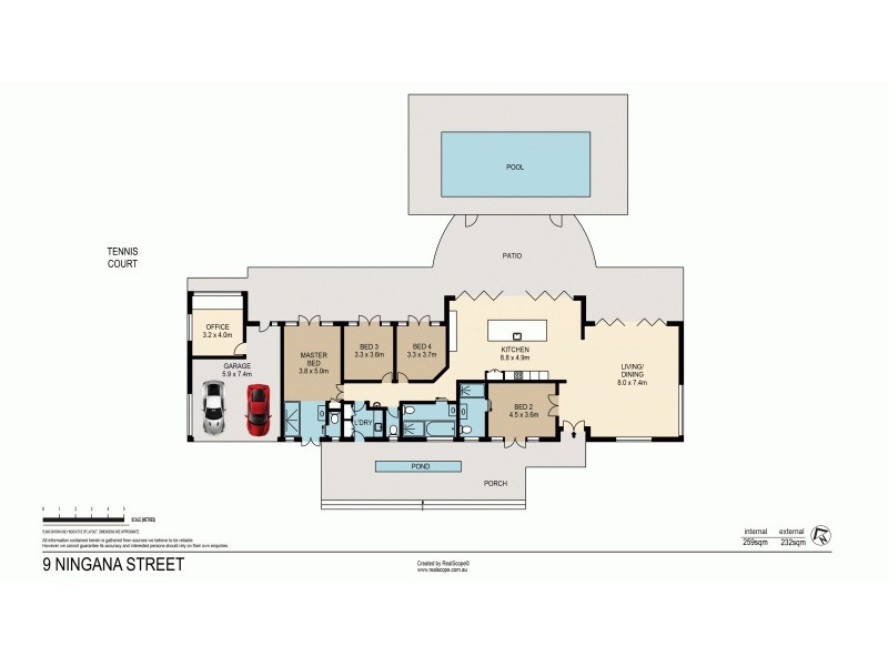 9 Ningana Street, Fig Tree Pocket QLD 4069 Floorplan