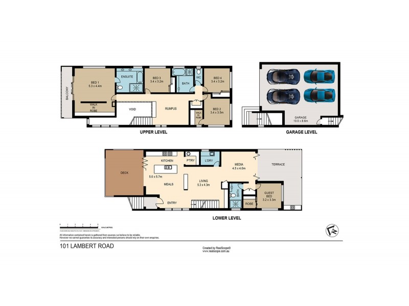 101 Lambert Road, Indooroopilly QLD 4068 Floorplan