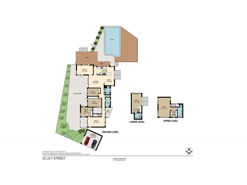 23 Lily Street, Indooroopilly QLD 4068 Floorplan