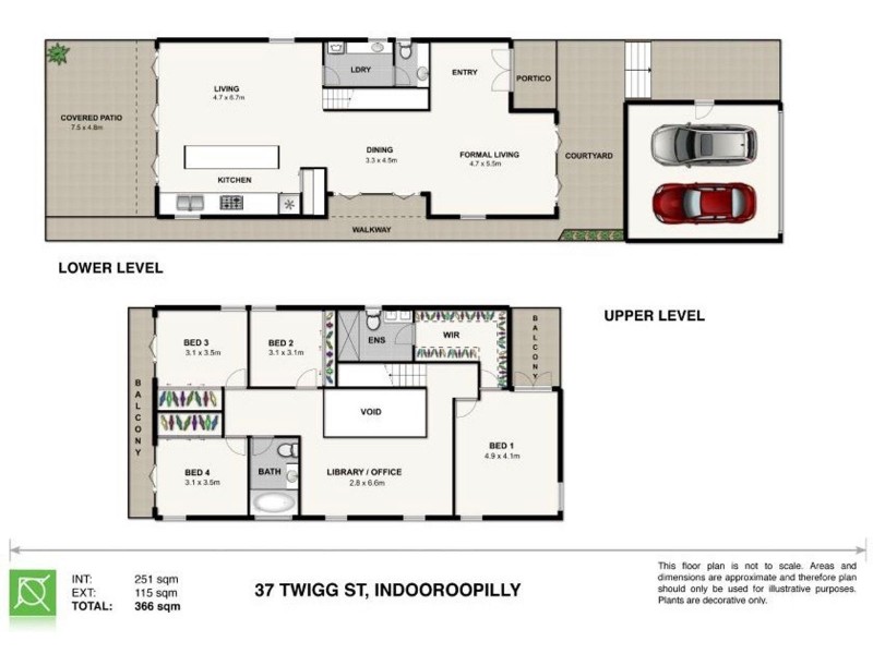 37 Twigg Street, Indooroopilly QLD 4068 Floorplan