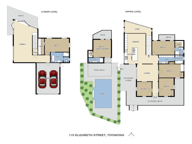 115 Elizabeth Street, Toowong QLD 4066 Floorplan