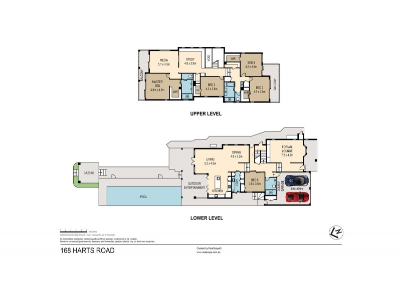168 Harts Road, Indooroopilly QLD 4068 Floorplan