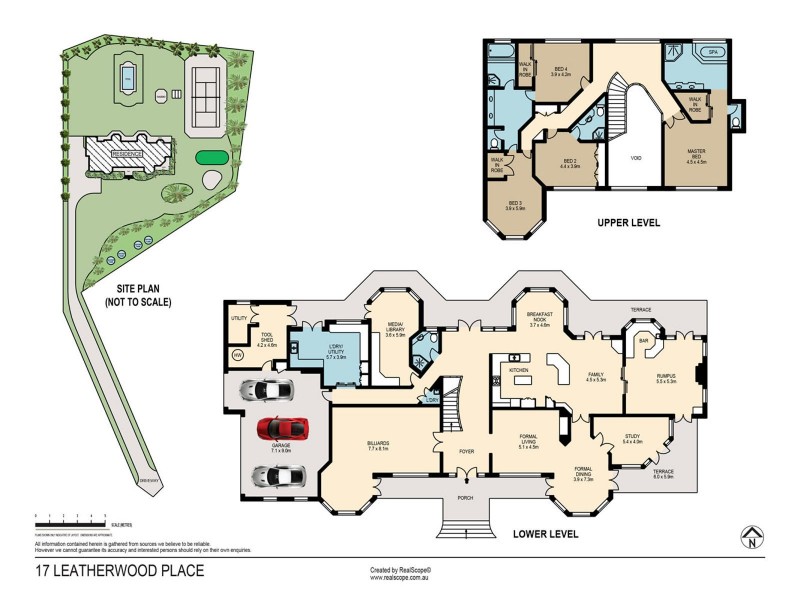17 Leatherwood Place, Brookfield QLD 4069 Floorplan