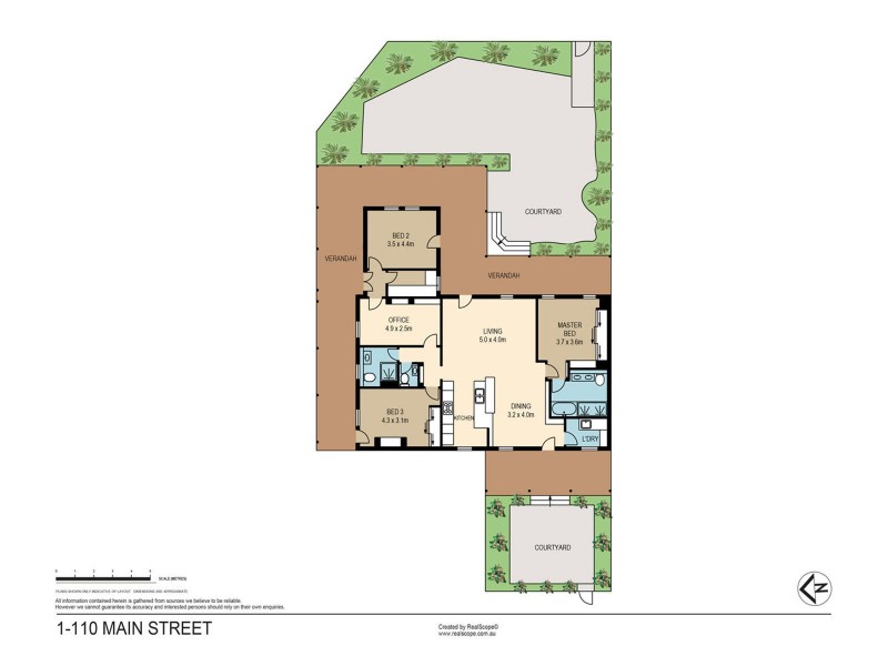 1/110 Main Street, Kangaroo Point QLD 4169 Floorplan