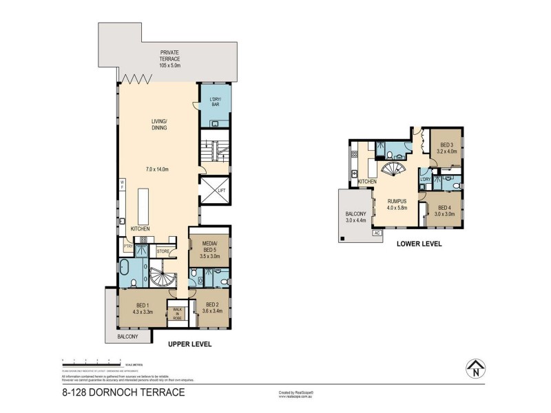 8/128 Dornoch Terrace, Highgate Hill QLD 4101 Floorplan