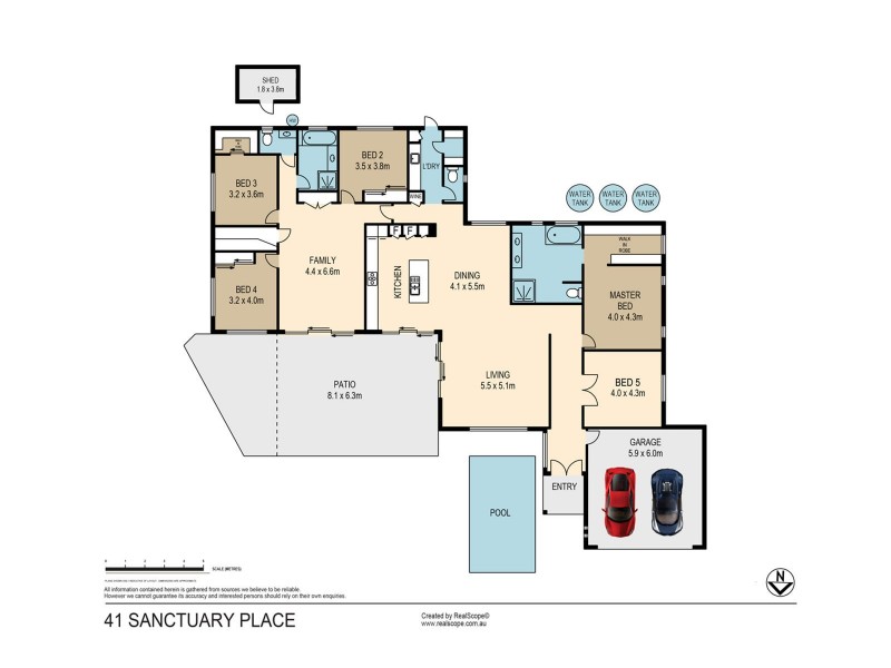 41 Sanctuary Place, Fig Tree Pocket QLD 4069 Floorplan