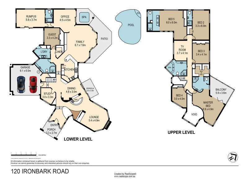120 Ironbark Road, Chapel Hill QLD 4069 Floorplan