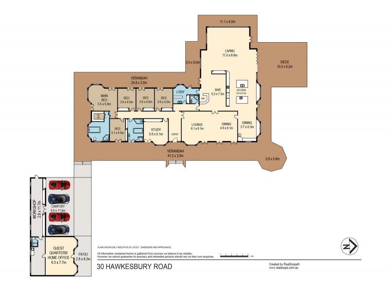 30 Hawkesbury Road, Moggill QLD 4070 Floorplan
