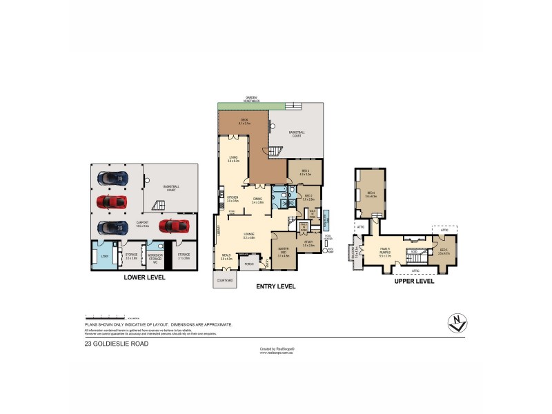 23 Goldieslie Road, Indooroopilly QLD 4068 Floorplan