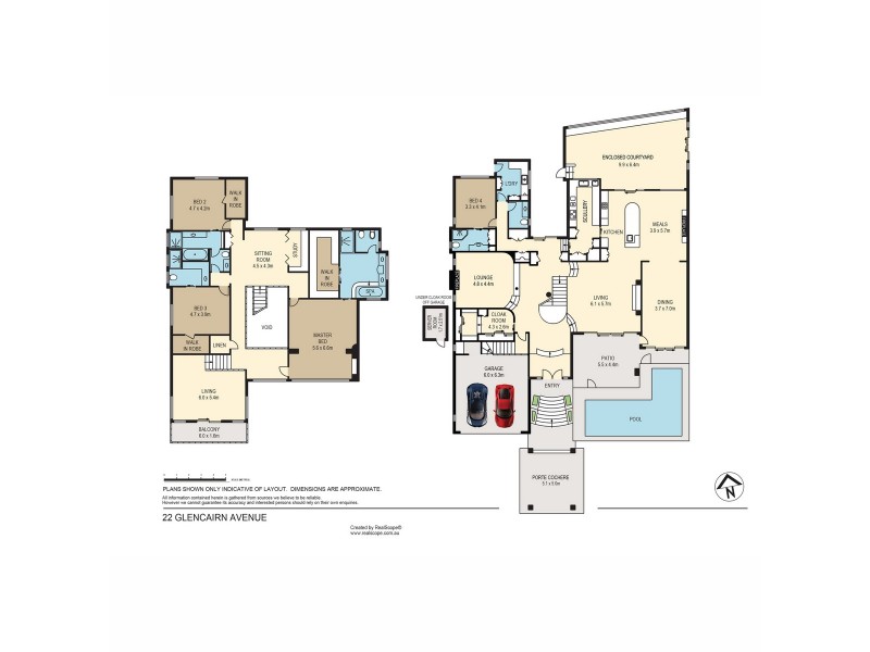 22 Glencairn Avenue, Indooroopilly QLD 4068 Floorplan