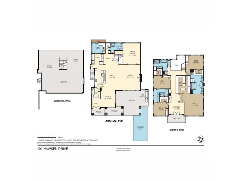 101 Hawken Drive, St Lucia QLD 4067 Floorplan