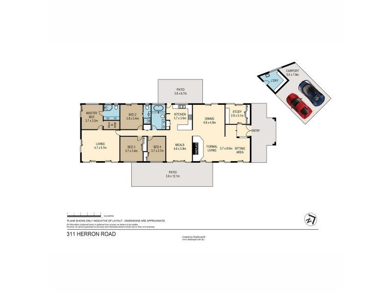 311 Herron Road, Pullenvale QLD 4069 Floorplan