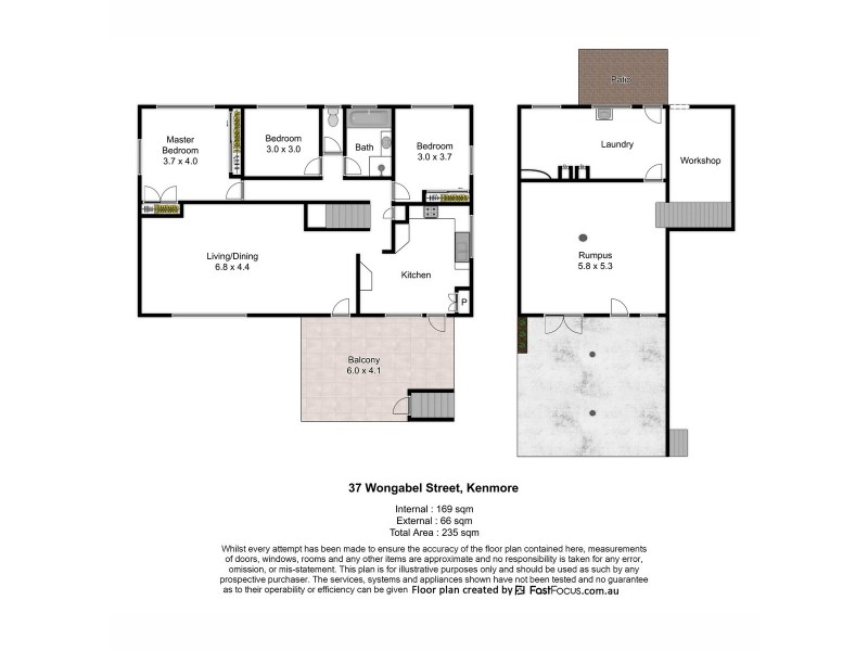37 Wongabel Street, Kenmore QLD 4069 Floorplan