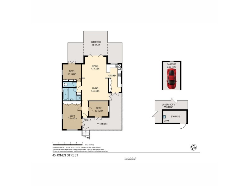 45 Jones Street, Auchenflower QLD 4066 Floorplan