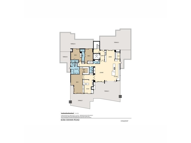 8/288 Swann Road, St Lucia QLD 4067 Floorplan