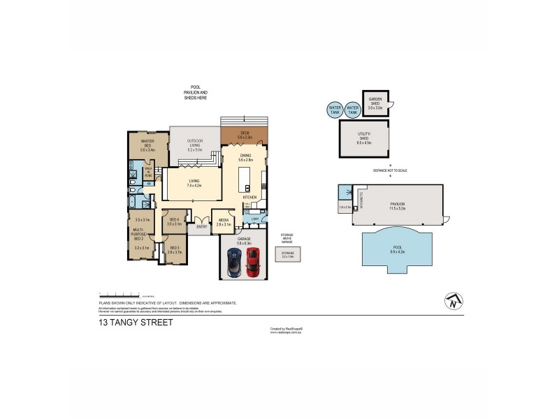 13 Tangy Street, Brookfield QLD 4069 Floorplan