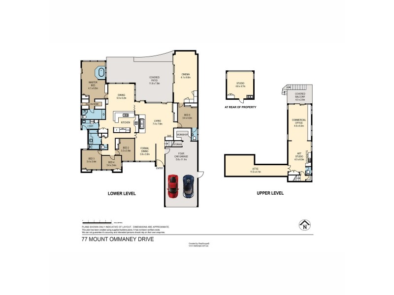 77 Mount Ommaney Drive, Jindalee QLD 4074 Floorplan