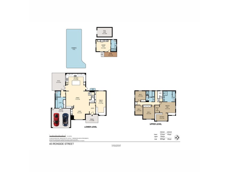 45 Ironside Street, St Lucia QLD 4067 Floorplan