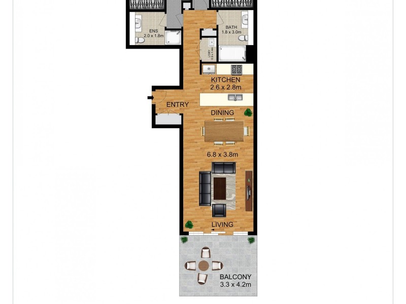 B8.02/6-10 Nancarrow Avenue, Meadowbank NSW 2114 Floorplan