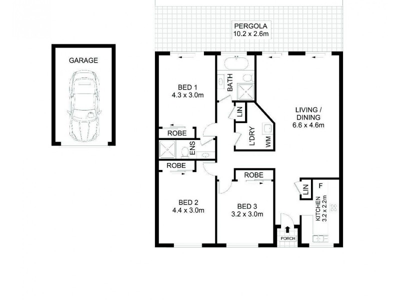 23/125 Park Road, Rydalmere NSW 2116 Floorplan