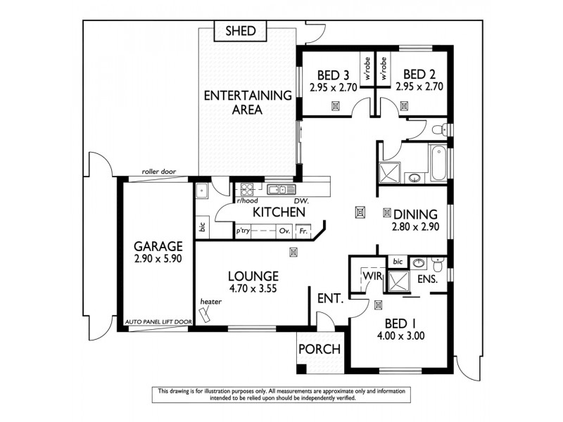 34 Allchurch Ave, North Plympton SA 5037 Floorplan
