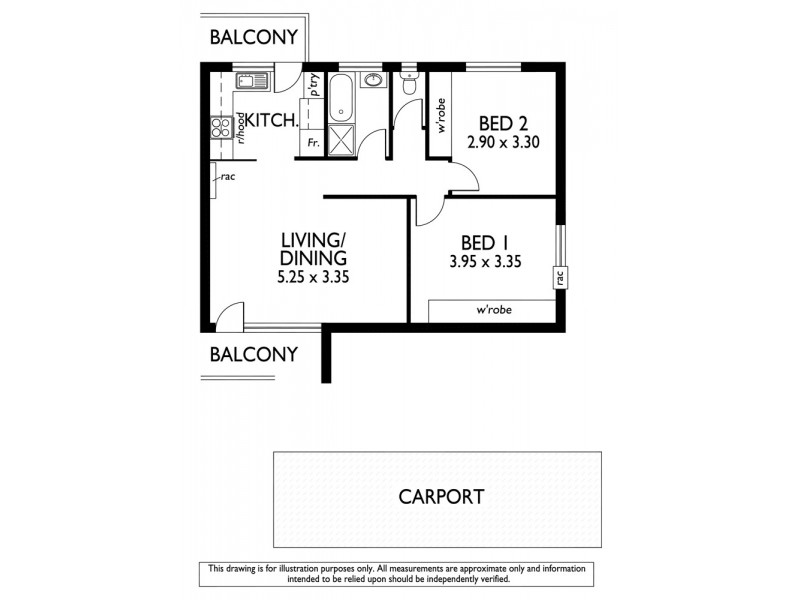 7/62 Maxwell Tce, Glengowrie SA 5044 Floorplan
