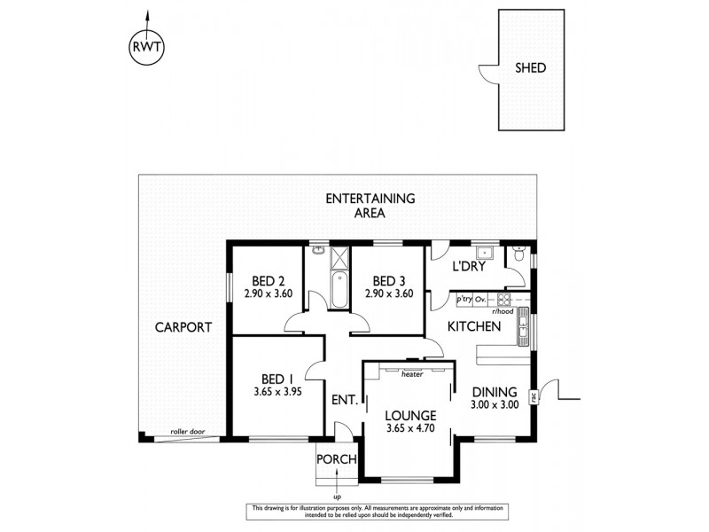 6 Spring St, North Plympton SA 5037 Floorplan
