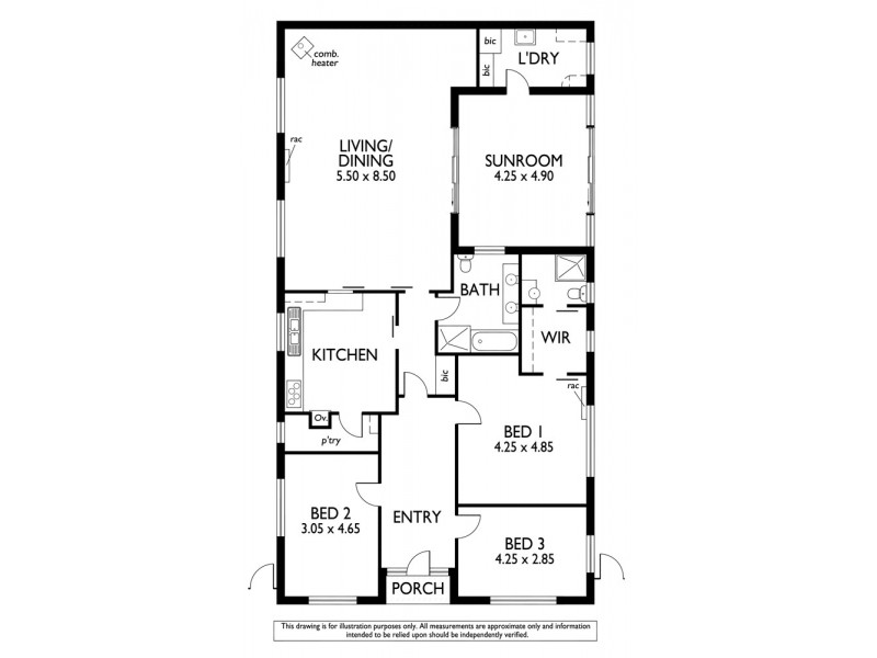 17 Carnegie Cres, Netley SA 5037 Floorplan