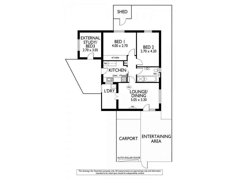 Unit 2/5 Downing St, Hove SA 5048 Floorplan