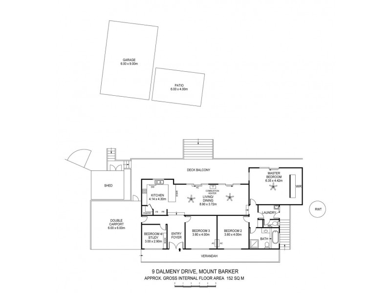9 Dalmeny Drive, Mount Barker SA 5251 Floorplan