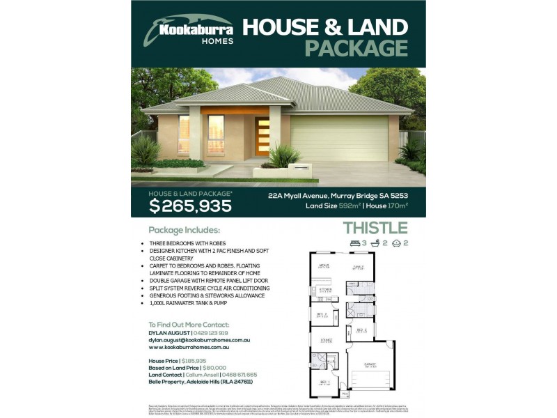 22A Myall Avenue, Murray Bridge SA 5253 Floorplan
