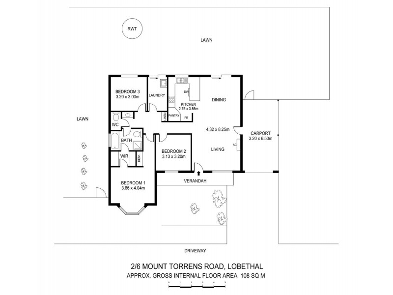 2/6 Mount Torrens Road, Lobethal SA 5241 Floorplan