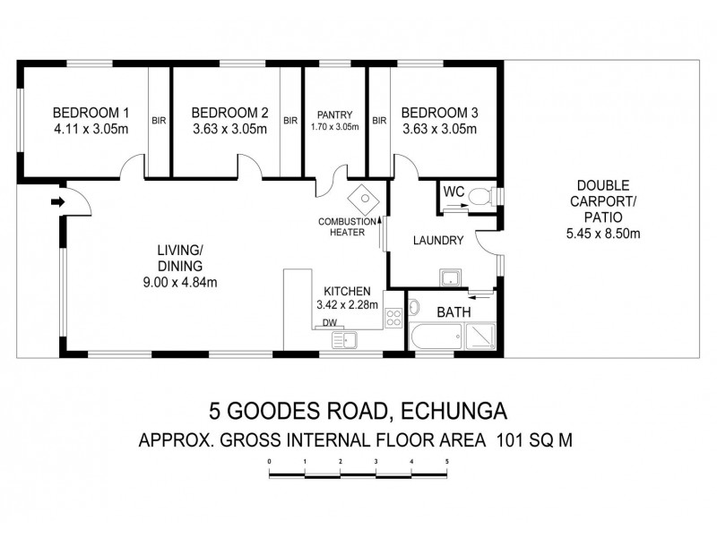 5 Goodes Road, Echunga SA 5153 Floorplan