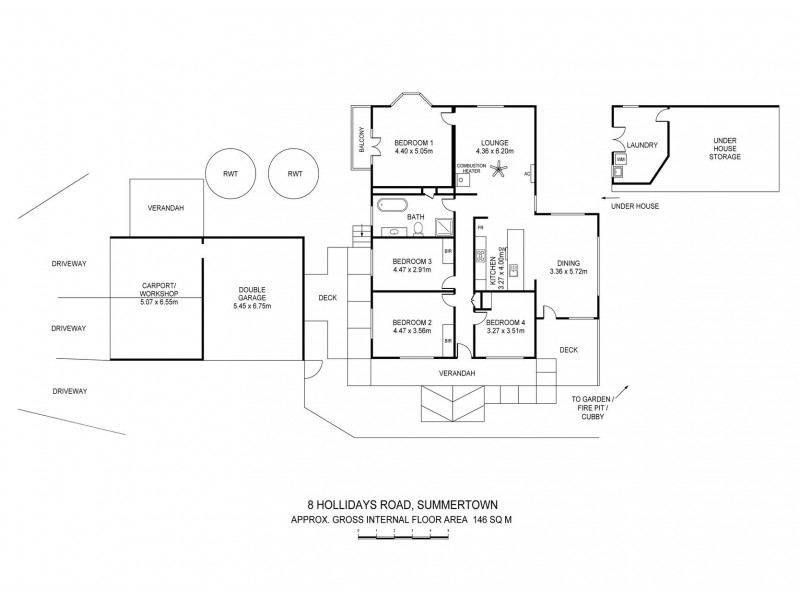 8 Hollidays Road, Summertown SA 5141 Floorplan