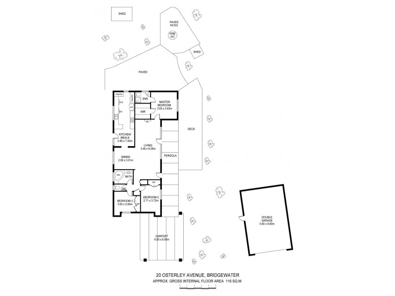 20 Osterley Avenue, Bridgewater SA 5155 Floorplan