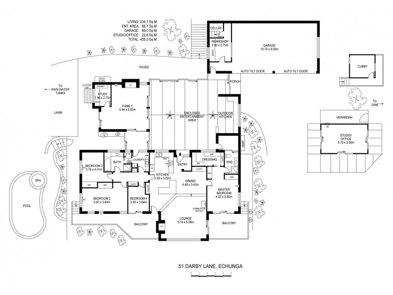 51 Darby Lane (adj. Hahndorf), Echunga SA 5153 Floorplan