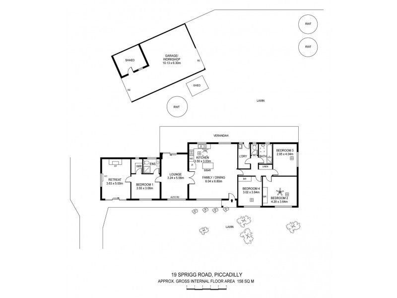 19 Sprigg Road, Piccadilly SA 5151 Floorplan
