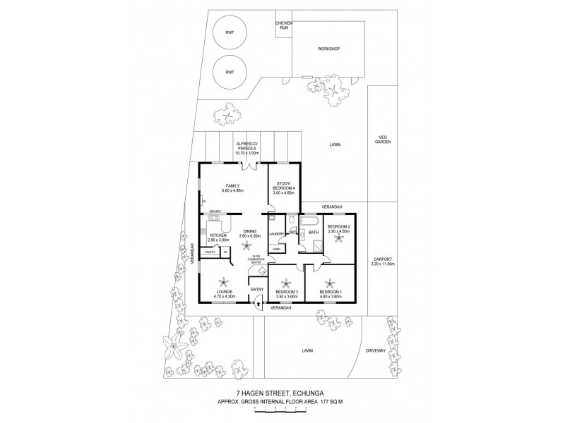 7 Hagen Street, Echunga SA 5153 Floorplan