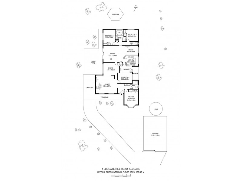 1 Ludgate Hill Road, Aldgate SA 5154 Floorplan