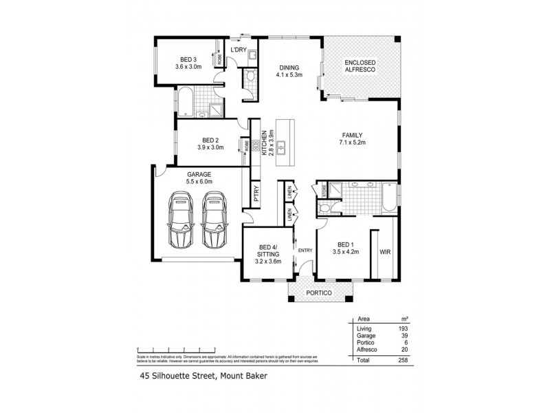 45 Silhouette Street, Mount Barker SA 5251 Floorplan