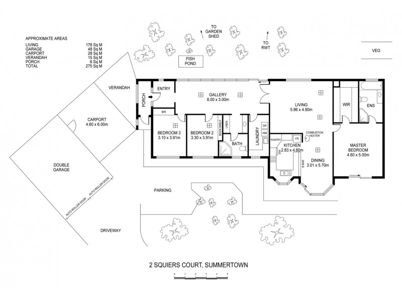 2 Squiers Court, Summertown SA 5141 Floorplan