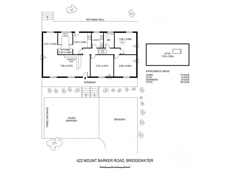 422 Mount Barker Road, Bridgewater SA 5155 Floorplan