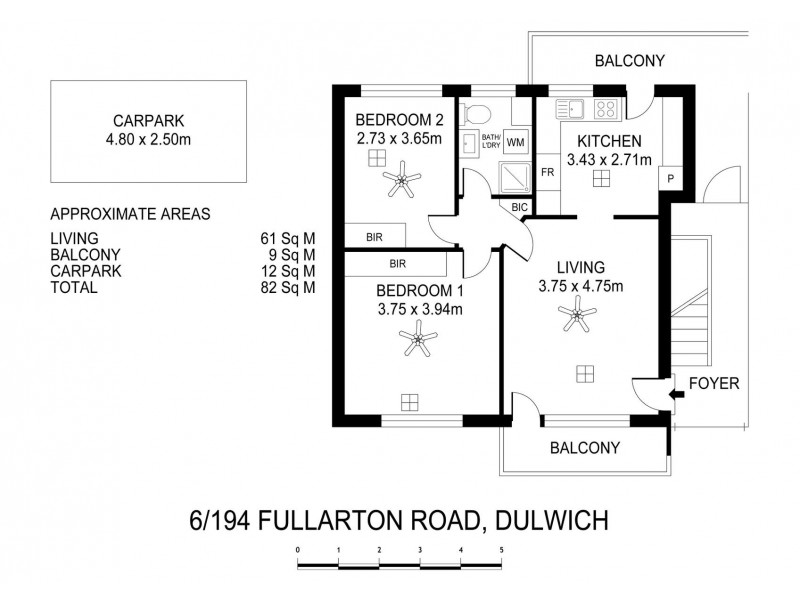 6/194 Fullarton Road, Dulwich SA 5065 Floorplan