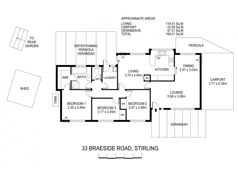 33 Braeside Road, Stirling SA 5152 Floorplan
