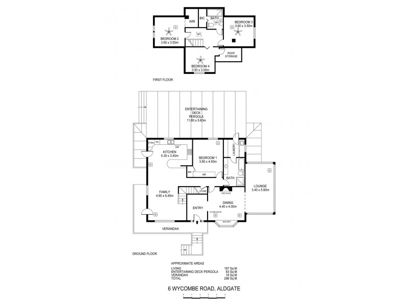 6 Wycombe Road, Aldgate SA 5154 Floorplan