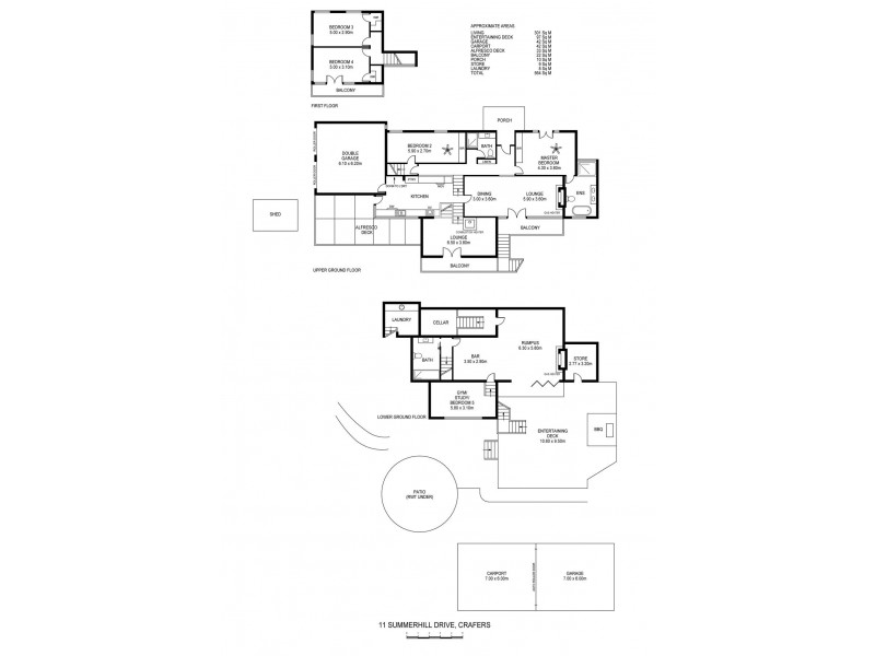 11 Summer Hill Drive, Crafers SA 5152 Floorplan
