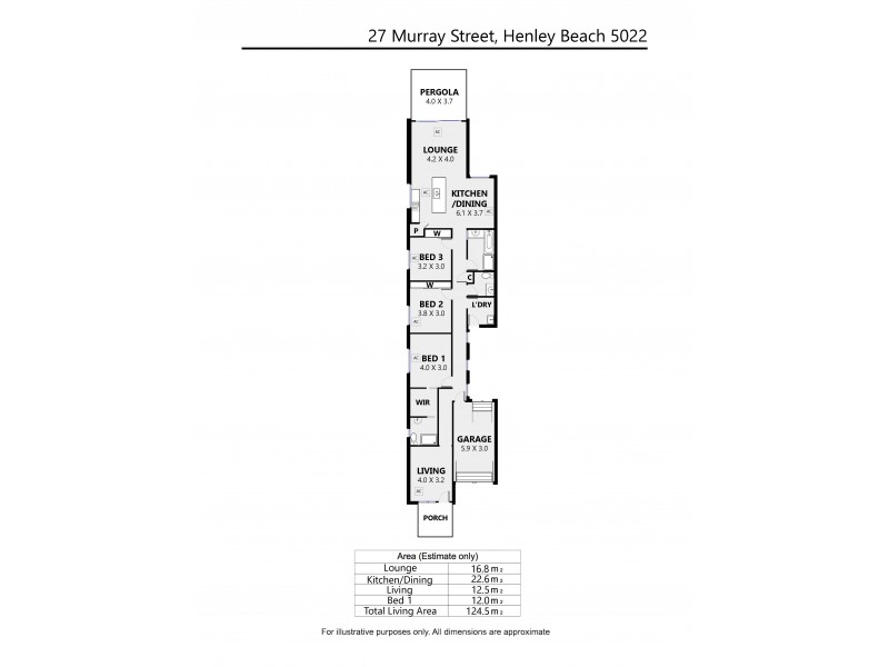 27 Murray Street, Henley Beach SA 5022 Floorplan